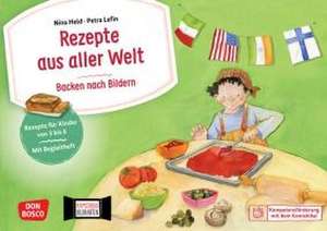 Rezepte aus aller Welt: Backen nach Bildern. Kamishibai Bildkartenset de Nina Held