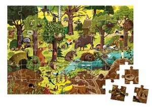 Ein Jahr im Wald - Frühling. Puzzle 54 Teile de Emilia Dziubak