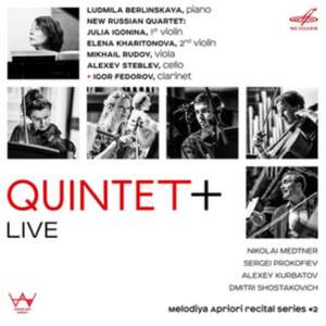 Quintet+Live de New Russian Quartet/Berlinskaya/Fedorov