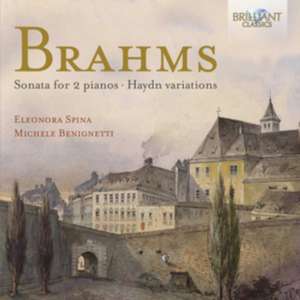 Sonata for 2 Pianos / Haydn Variations de Johannes Brahms