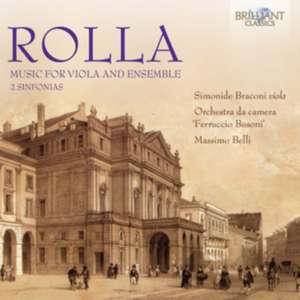 Music For Viola And Ensemble-2 Sinfonias de Braconi/Orchestra Camera Ferruccio Busoni/Belli