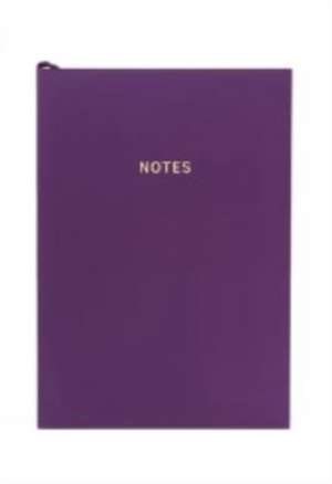 COLOURBLOCK A5 NOTEBOOK RICH PLUM