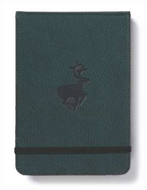 Dingbats A6+ Wildlife Green Deer Reporter Notebook - Lined