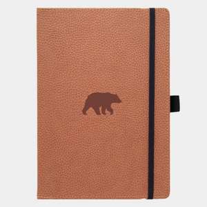 A4+ Brown Bear Dotted