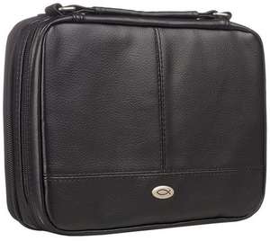 Two-Fold Luxleather Organizer Blk L: 31