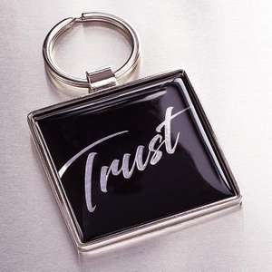 Keyring Metal Trust de Christian Art Gifts