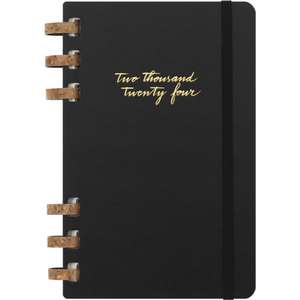 Moleskine 2024 12-Month Large Life Spiral Planner: Black Epalon de Moleskine