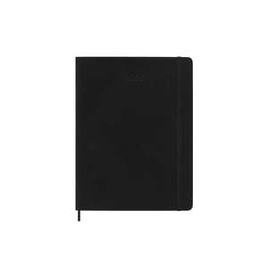 Moleskine 2025 12-Month Monthly XL Softcover Notebook: Black de Moleskine