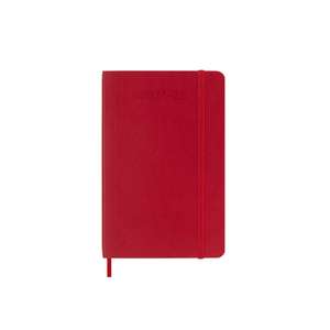 Moleskine 2025 18-Month Weekly Pocket Softcover Notebook: Scarlet Red de Moleskine