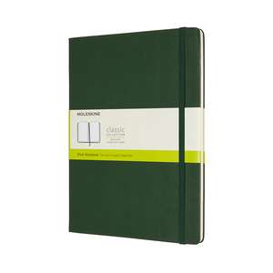 Moleskine Extra Large Plain Hardcover Notebook: Myrtle Green de Moleskine