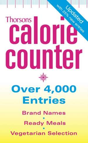 Thorsons Calorie Counter de Hunter, Lorraine