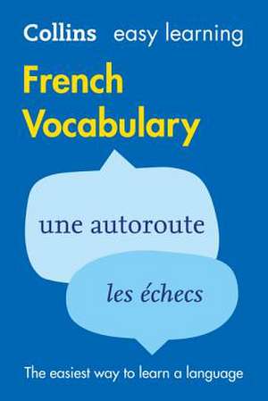 Easy Learning French Vocabulary de Collins Dictionaries