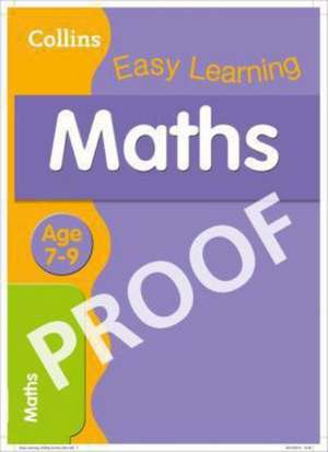 Maths Ages 7-9 de Collins Easy Learning