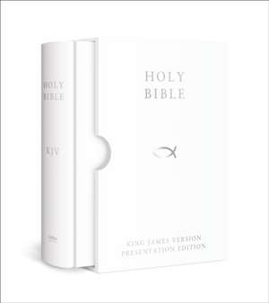 HOLY BIBLE: King James Version (KJV) White Presentation Edit de Collins UK