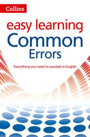 Collins Common Errors in English de Collins Dictionaries