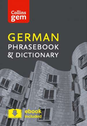 Collins Gem German Phrasebook and Dictionary de Collins Dictionaries