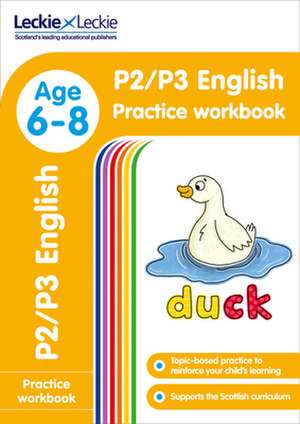 P2/P3 English Practice Workbook de Leckie