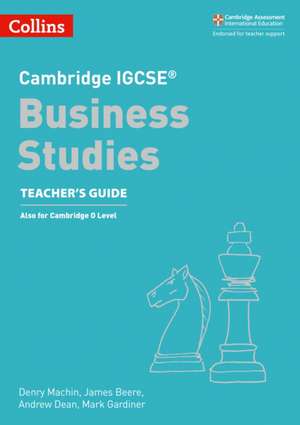 Cambridge Igcse(r) Business Studies Teacher Guide de Collins Uk