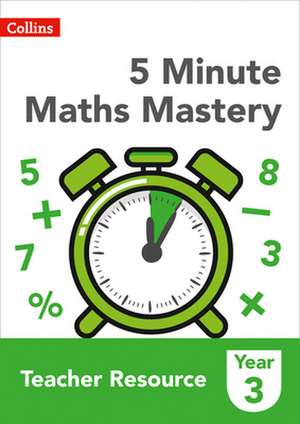 Collins Ks2 Revision and Practice - 5 Minute Maths Mastery Book 3 de Collins Uk