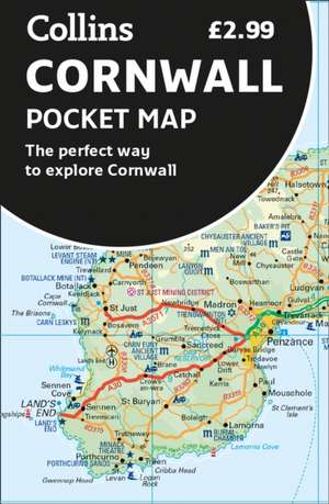 Cornwall Pocket Map de Collins Maps