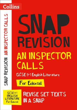 An Inspector Calls: Edexcel GCSE 9-1 English Literature Text Guide de Collins Gcse