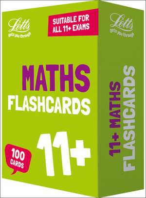 Letts 11+ Success - 11+ Maths Flashcards de Letts 11