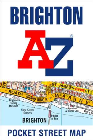 Brighton A-Z Pocket Street Map de Geographers' A-Z Map Co Ltd