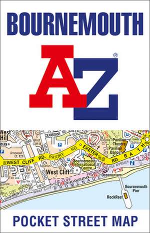 Bournemouth A-Z Pocket Street Map de A-Z Maps