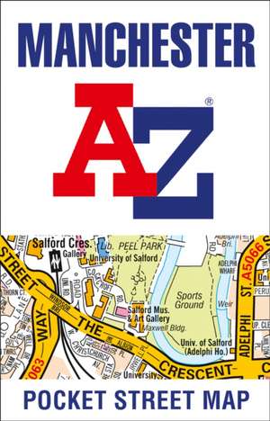 Manchester Pocket Street Map de A-Z Maps