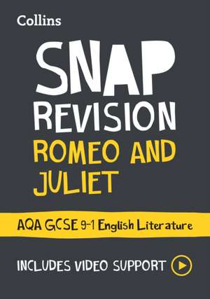 Romeo and Juliet: Aqa GCSE 9-1 English Literature Text Guide: Ideal for Home Learning, 2022 and 2023 Exams de Collins Gcse