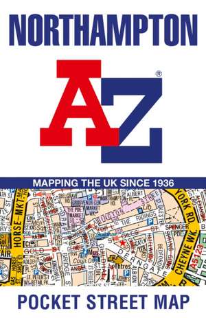 Northampton A-Z Pocket Street Map de A-Z Maps