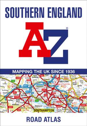 Southern England A-Z Road Atlas de A-Z Maps