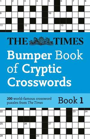 Times Bumper Book of Cryptic Crosswords Book 1 de The Times Mind Games