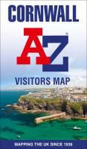 Cornwall A-Z Visitors Map de A-Z Maps