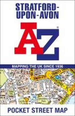 Stratford-Upon-Avon A-Z Pocket Street Map de A-Z Maps