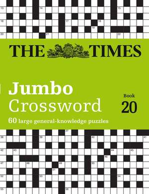 The Times 2 Jumbo Crossword Book 20 de The Times Mind Games