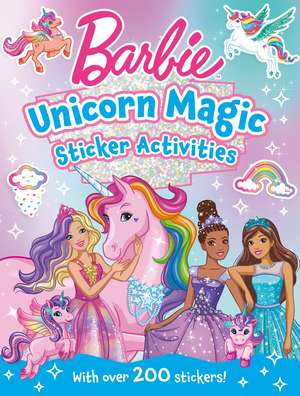 Barbie Unicorn Magic Sticker Activity Book de Barbie