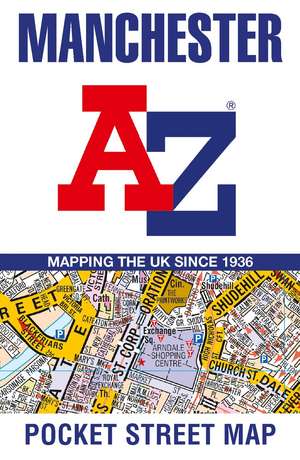 Manchester A-Z Pocket Street Map de A-Z Maps