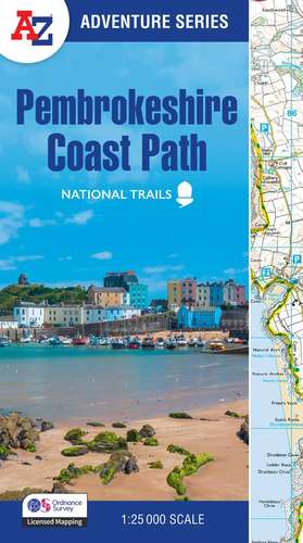 Pembrokeshire Coast Path de A-Z Maps