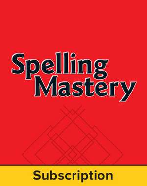 Spelling Mastery Level E Teacher Online Subscription, 1 year de N/A Mcgraw-Hill Education