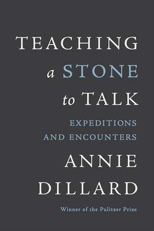 Teaching a Stone to Talk: Expeditions and Encounters de Annie Dillard