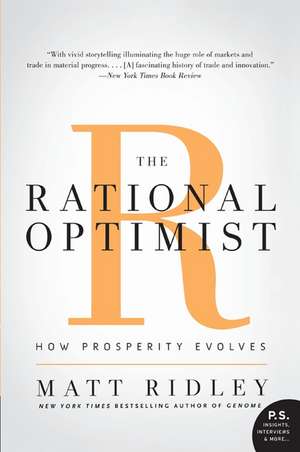 Rational Optimist, The de Matt Ridley