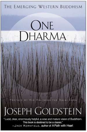 One Dharma: The Emerging Western Buddhism de Joseph Goldstein