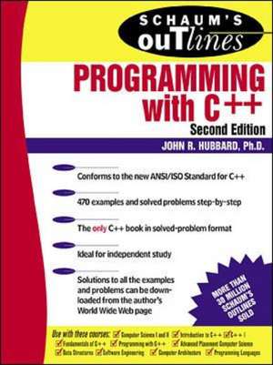 Schaum's Outline of Programming with C++ de John Hubbard