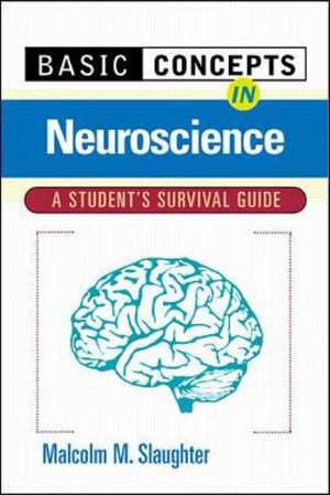 Basic Concepts In Neuroscience: A Student's Survival Guide de Malcolm Slaughter