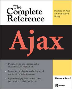 Ajax: The Complete Reference de Thomas Powell