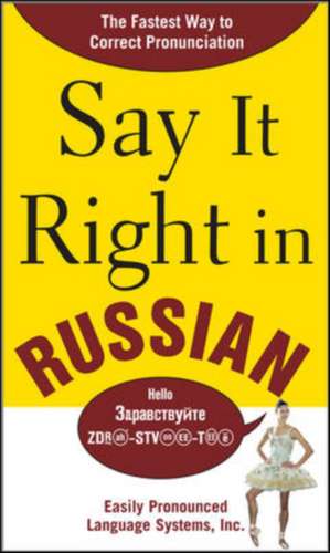 Say It Right in Russian de NA EPLS