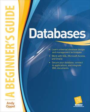 Databases A Beginner's Guide de Andy Oppel