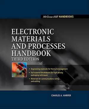 Electronic Materials and Processes Handbook de Charles Harper