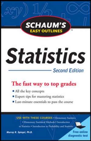 Schaum's Easy Outline of Statistics, Second Edition de David Lindstrom